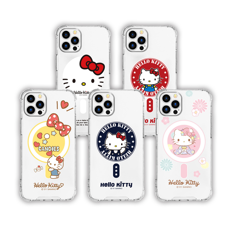 UKA 優加 iPhone 13 Pro Max 三麗鷗Kitty系列透明磁吸保護殼 - 5款