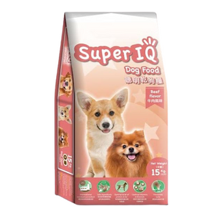 SUPER IQ 聰明乾狗糧 牛肉口味 15KG