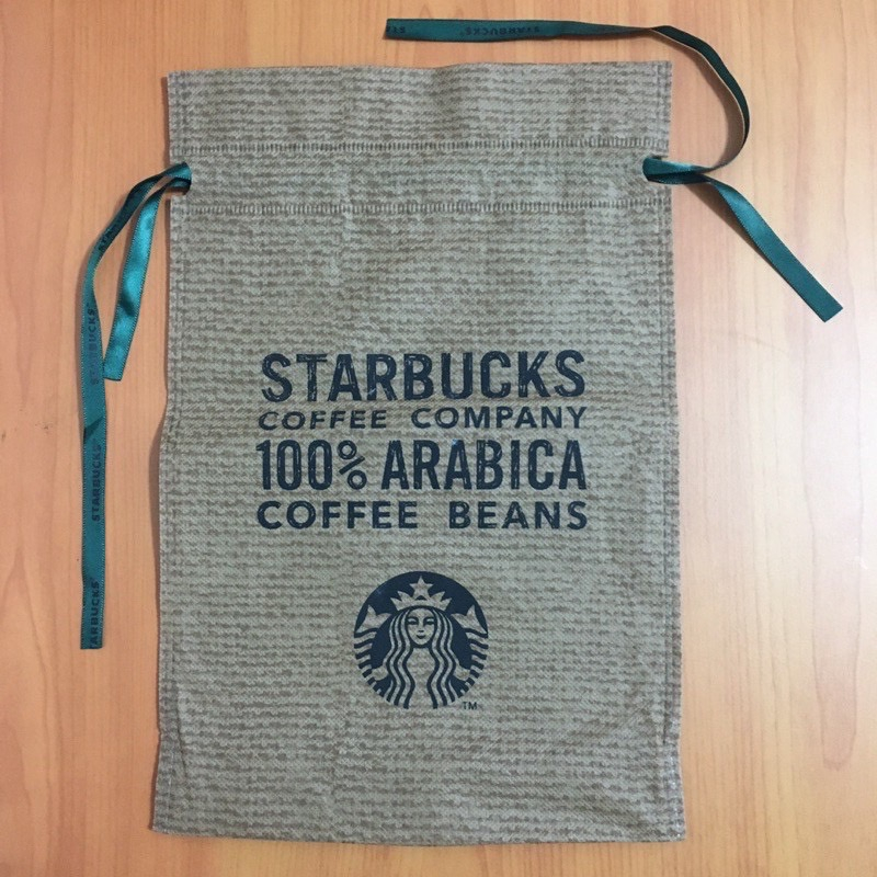 &lt;全新&gt; 韓國 星巴克 Starbucks 經典 禮物袋 束口袋 購物袋 環保袋 袋子 手提袋 LOGO 購物袋 萬用袋