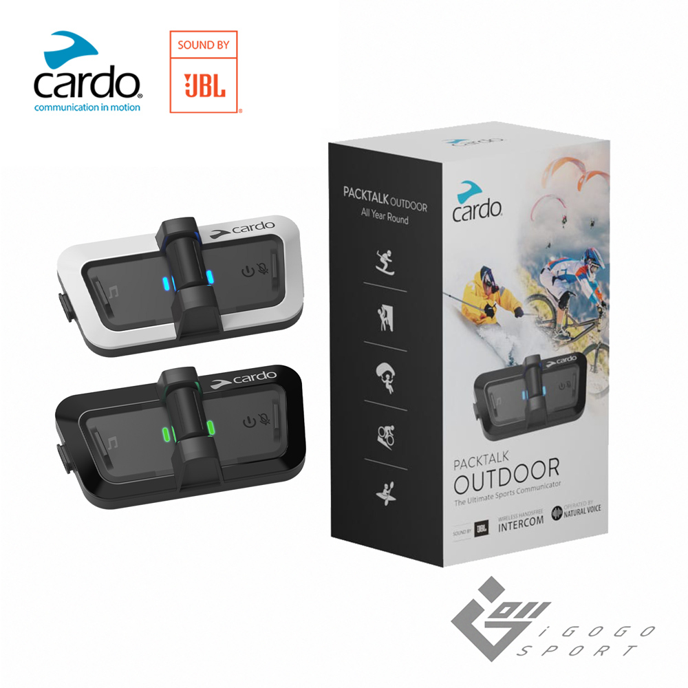 【Cardo】 PACKTALK OUTDOOR 戶外運動通訊藍牙耳機 ( 台灣代理 - 原廠公司貨 )