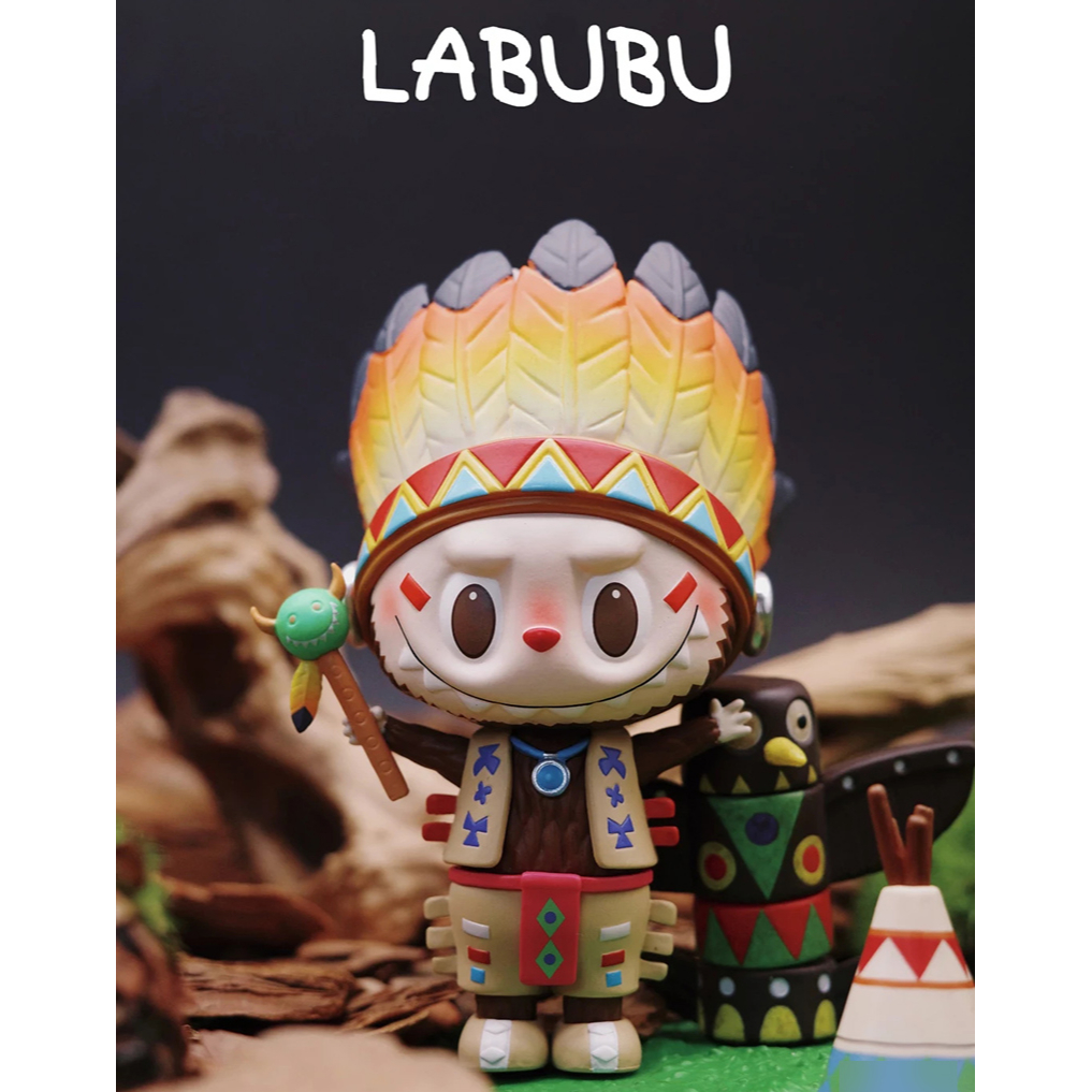 😍全網最低😍LABUBU 印第安人吊卡 公仔手辦 印地安人 吊卡 拉布布 公仔吊卡 POPMART 設計師公仔 潮玩