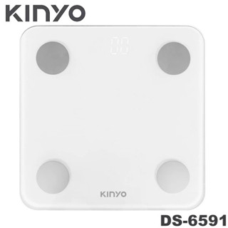 【3CTOWN】含稅附發票 KINYO 金葉 DS-6591 LED藍芽智慧體重計 NCC：CCAJ20LP27D0T2