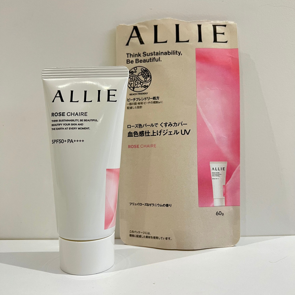 Kanebo 佳麗寶_ALLIE 持采亮化UV防曬水凝乳60g(薔肌玫香)