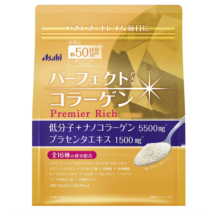 日本 Asahi 朝日 新版升級 黃金膠原蛋白粉 378g 50日份 低分子膠原蛋白 Q10 蛋白粉 效期2026年1月