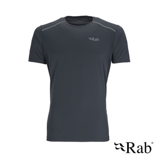 伊凱文戶外 Rab Force Tee 圓領短袖透氣排汗衣 男款 鯨魚灰 #QBL05