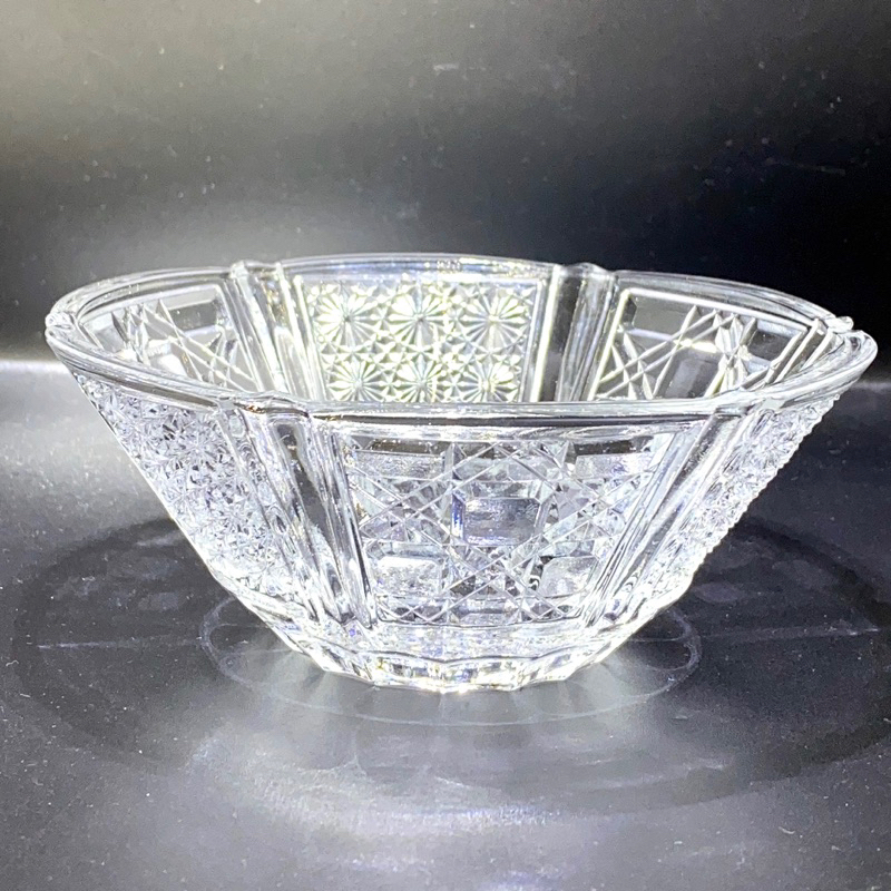 ‼️絕版‼️全新現貨 早期 60年代 KIG INDONESIA 印尼製造 玻璃碗盤 點心碗盤 完整漂亮 復古懷舊