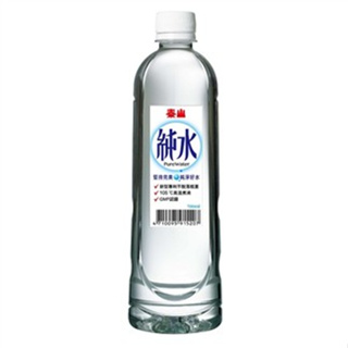 【泰山】 純水 PET 600ml 24入 宅配 多箱優惠