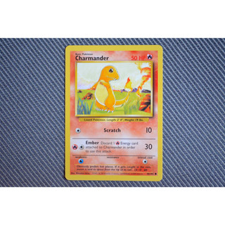 小火龍 ヒトカゲ Charmander #004 美版 國際版 1999 寶可夢 Pokemon PTCG 首刷