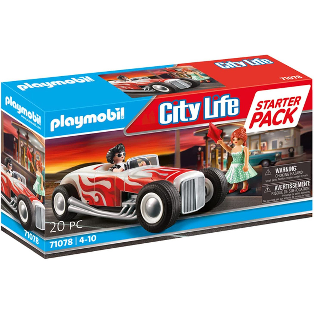 playmobil 摩比積木 Hot rod車 PM71078