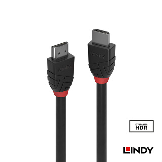 LINDY 林帝 BLACK LINE 8K HDMI(TYPE-A) 公 TO 公傳輸線, 5M (36774)