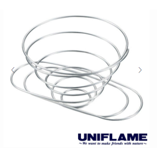 【日本UNIFLAME】UNIFLAME 18-8不鏽鋼咖啡濾架-寬版/二杯 U667767