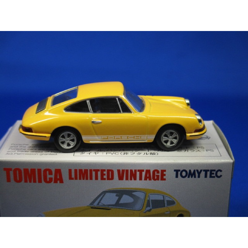 TOMY TOMICA TOMYTEC TLV LV-86 LV86b 黃色 PORSCHE 保時捷 911 911s