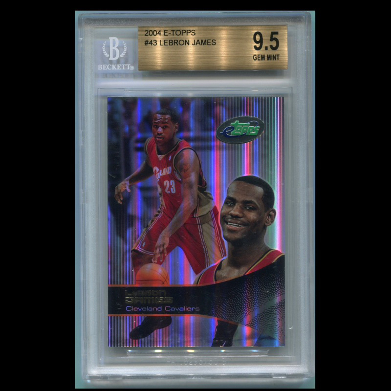 [球員卡] LeBron James 2003-04 eTopps RC BGS 9.5級 鑑定卡 新人卡 簽名