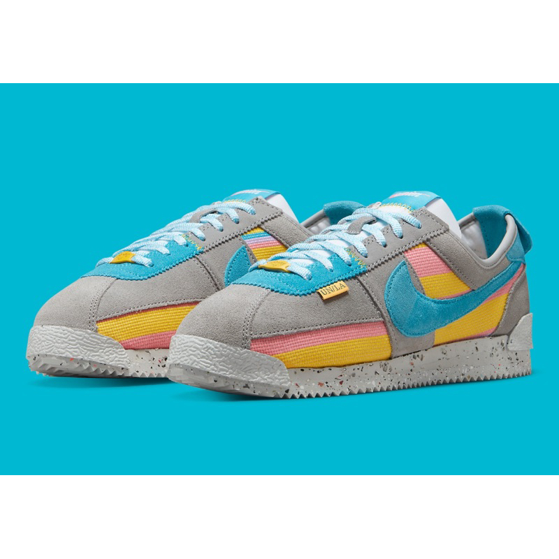 Union LA x Nike Cortez Blue Fury DR1413-002 天空藍 阿甘鞋