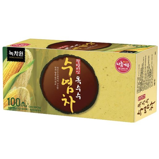 韓國 綠茶園 NOKCHAWON 韓式玉米鬚茶 (1.5g*50包、100包/盒)