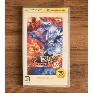 PSP 繁體中文版 日文語音 真三國無雙 連袂出擊 MULTI RAID 三國無雙 正版遊戲片 原版光碟 SONY