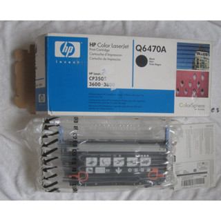 內膜未拆 HP Q6470A 原廠黑色碳粉匣 501A/HP CLJ3600 / CLJ3800 / CP3505