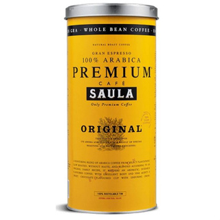 ~*蝦皮代開發票*~免運~ 西班牙國寶級咖啡 Saula頂級優選咖啡豆 500g(桶裝)