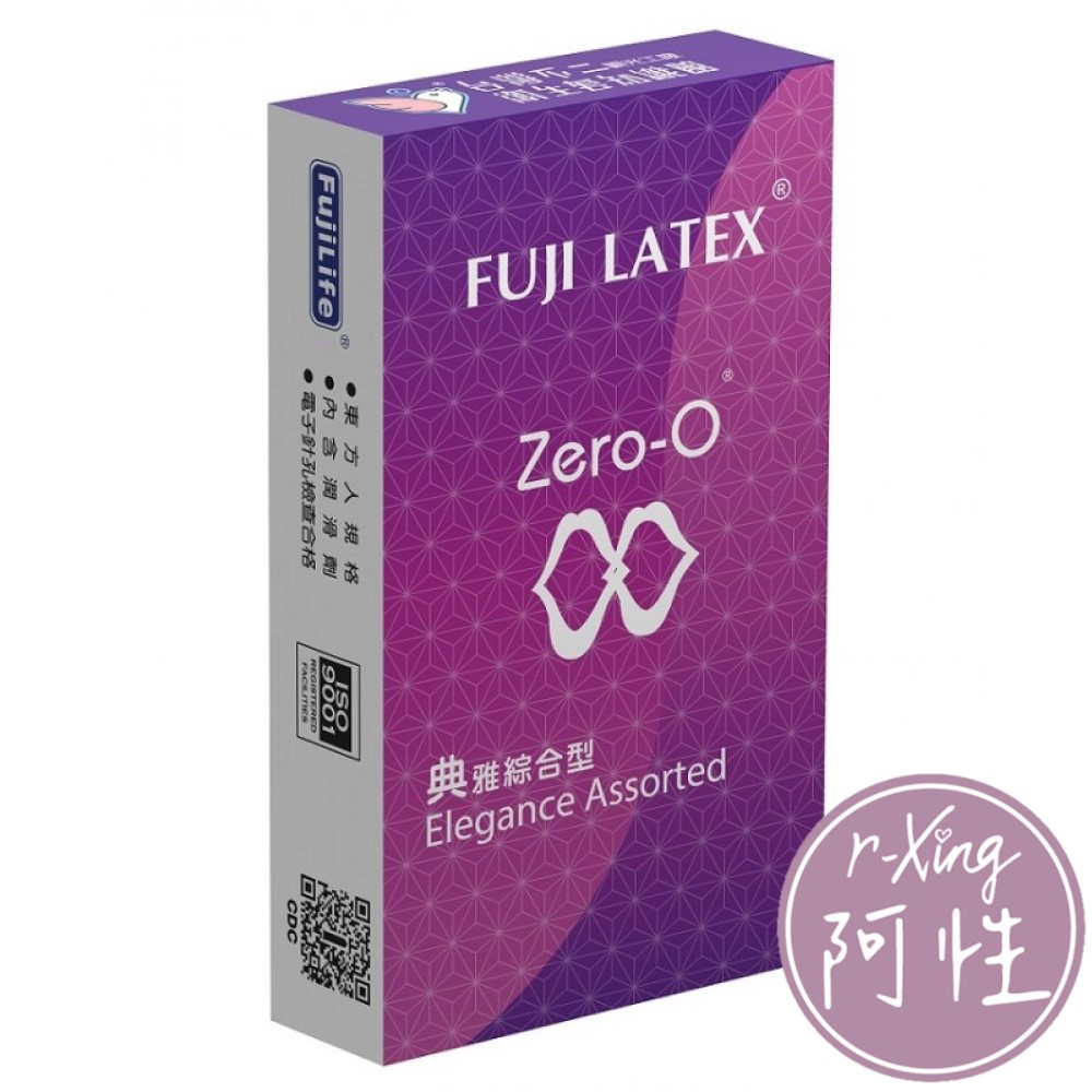 FUJI LATEX Zero-O 零零 衛生套 典雅綜合型 12入 阿性情趣 保險套