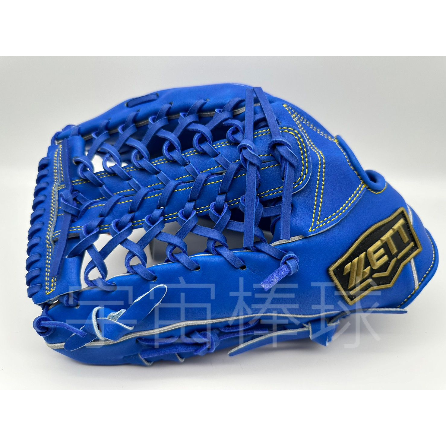 ※宇宙棒球※ZETT 特殊訂製款 反手 棒壘球手套 13吋 外野編織網 寶藍 362SP3437