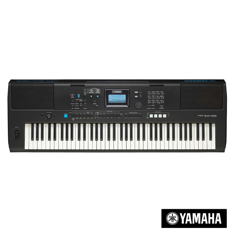 【又昇樂器】無息分期 YAMAHA PSR-EW425 76鍵電子琴 (可直接 接麥克風/錄音)