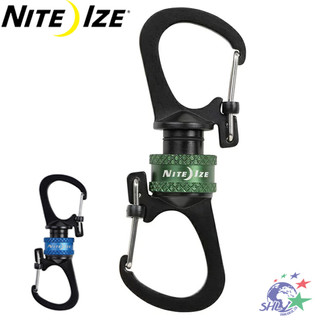 Niteize SLIDELOCK 360度旋轉磁鐵8字扣 / 單個販售 / MSBL