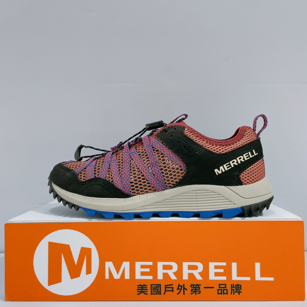 MERRELL WILD WOOD AEROSPORT 女生 莓紅色 速乾 網布 戶外 水陸兩棲鞋 ML067732