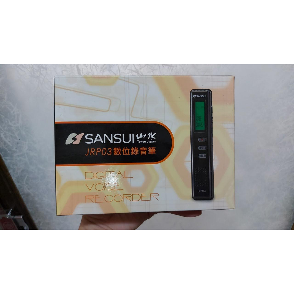 SANSUI 山水 JRP03 數位錄音筆 迷你錄音筆 MP3