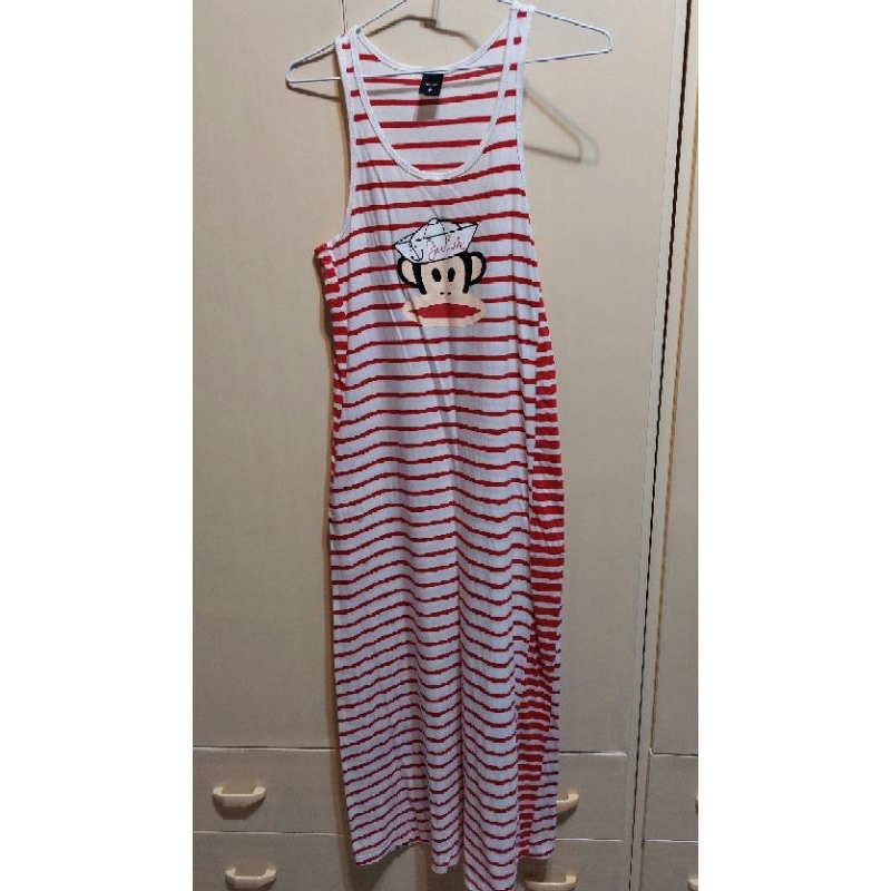 🩷*Paul Frank*🩷專櫃品牌，美式洋裝，棉質舒服，連身長版款，尺寸M