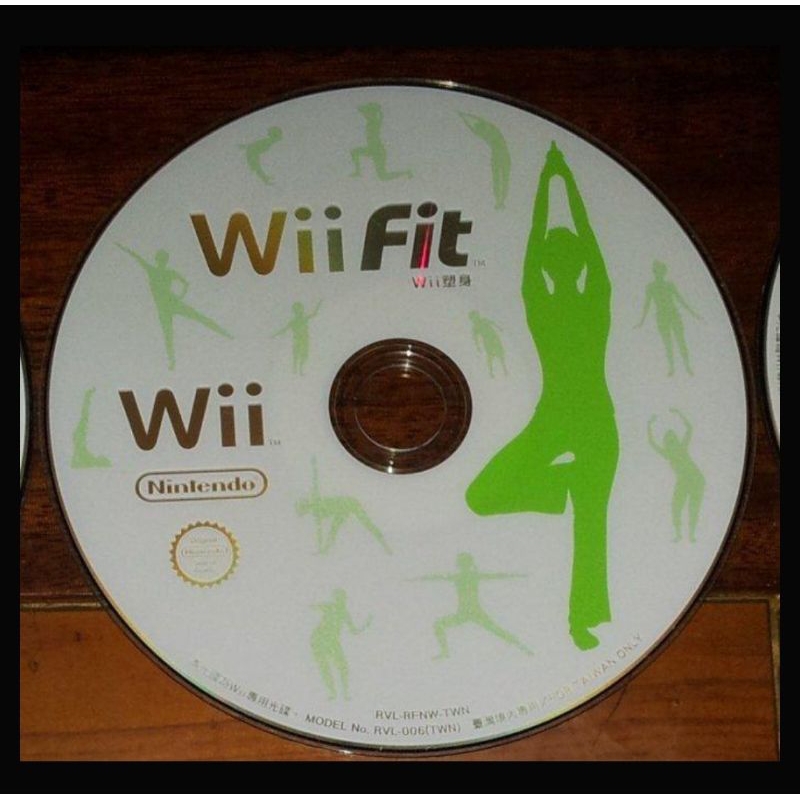 WII GAME--Wii Fit --FOR TAIWAN適台規機器 /2手