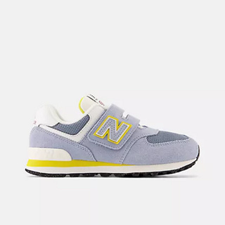 NEW BALANCE 休閒鞋 運動鞋 574系列 中童 大童 童鞋 PV574KB1-W 雪灰 海鹽