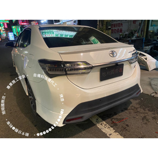 TOYOTA ALTIS X NEW STYLE ABS A版壓尾翼空力套件14-17