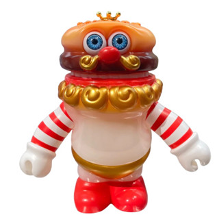 全新 日本BURGERMAN king漢堡男 漢堡王軟膠玩具