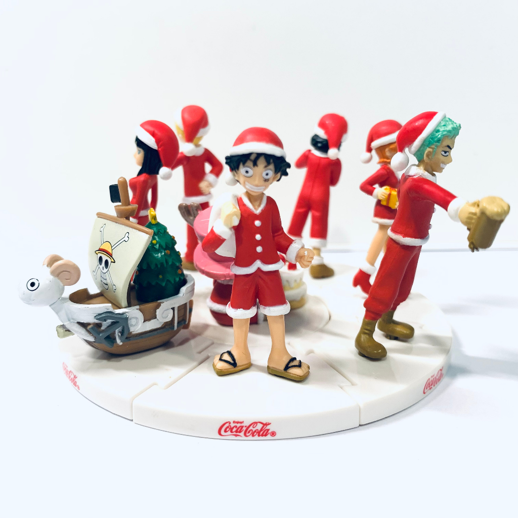 可口可樂 海賊王 聖誕節 聯名 2005年出版 全套8隻