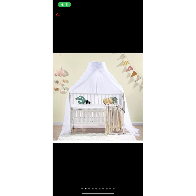 嬰兒床蚊帳⭐高度五檔調節適合150*80CM内的 蚊帳帶支架 嬰兒蚊帳