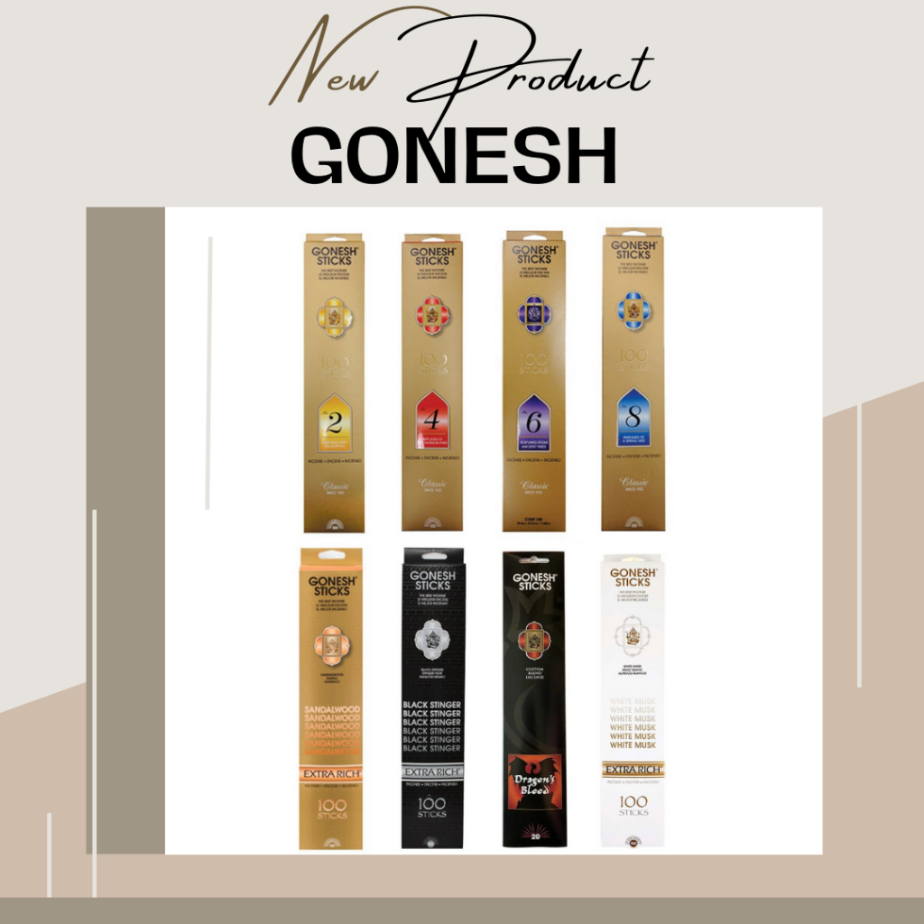 【Gonesh】 線香 100入 線香 線香盒 芳香 室內香氛線香 臥香 檀香 芳香 室內香氛