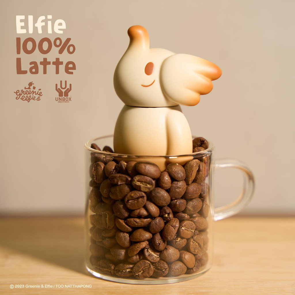 現貨 Elfie 100% 小象 (Here I Am!) Latte edition 拿鐵
