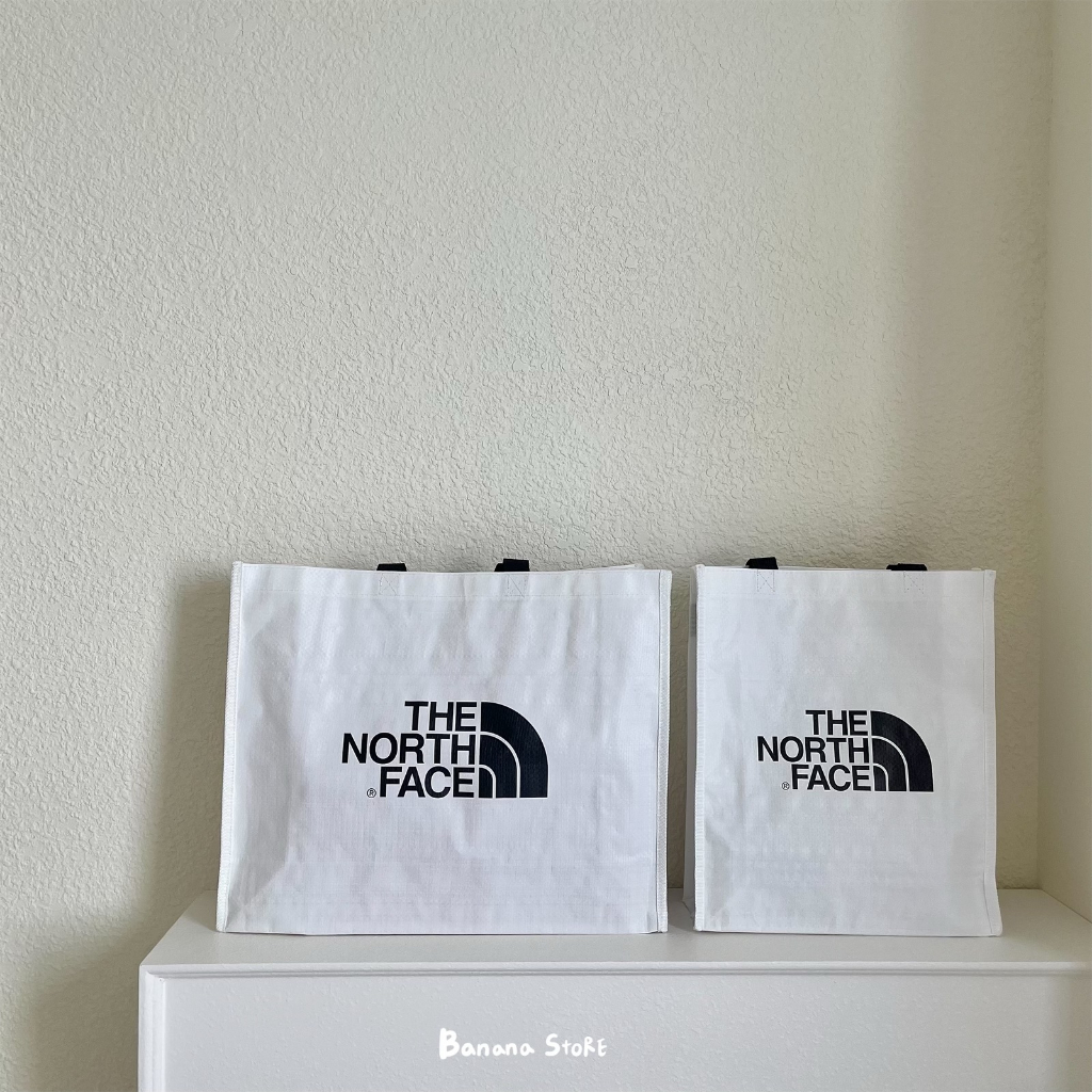 [Banana Store] 現貨 新款 北臉 The North Face 白色防水提袋 購物袋 北臉提袋 環保袋