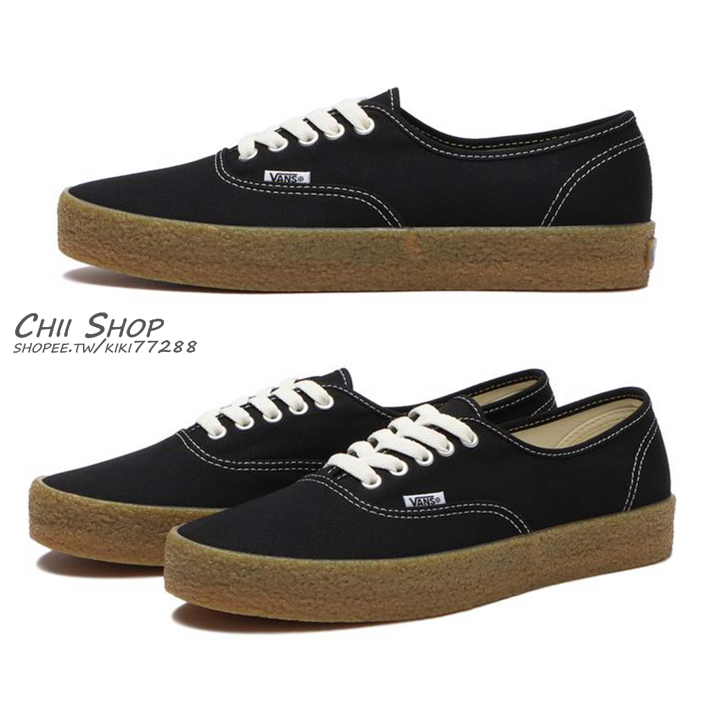 【CHII】日本 VANS AUTHENTIC CPS 皺褶感膠底 黑色 V36CF CPS