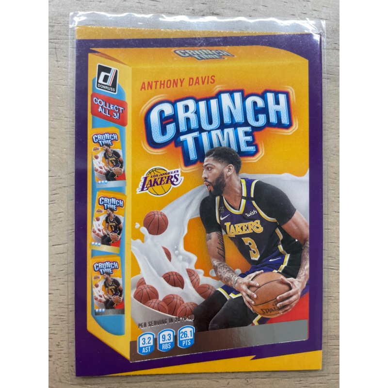 2020-21 Donruss Crunch Time Anthony Davis NBA球員卡