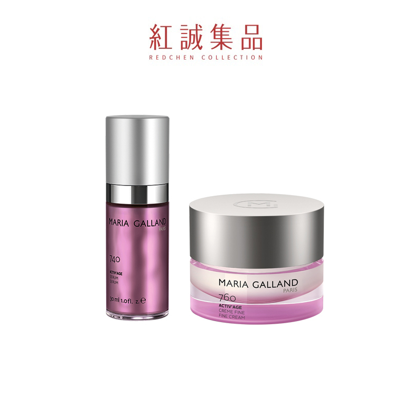 【MARIA GALLAND】740號煥齡活顏精華30ml&amp;760號煥齡活顏護理霜50ml | 瑪琍嘉蘭 | 紅誠集品