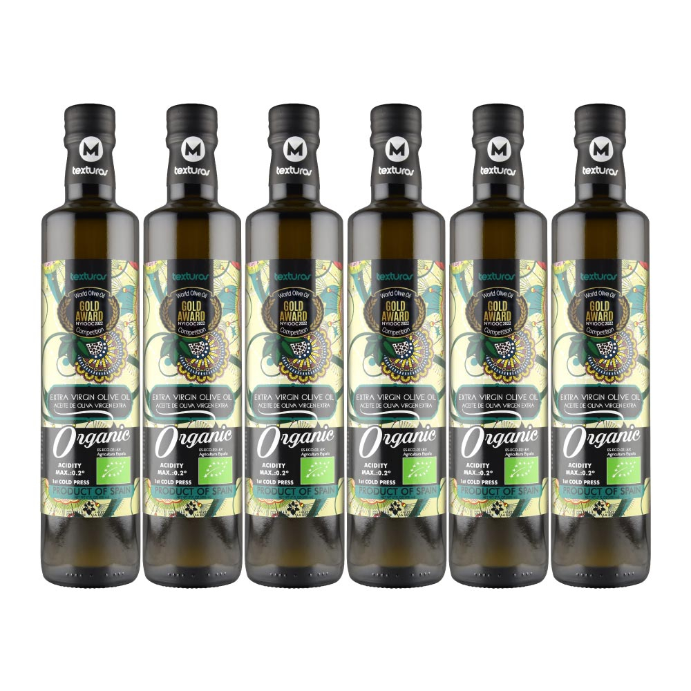 【瑪伊娜】有機100%冷壓初榨特級橄欖油(500ml) - 1箱(6入)
