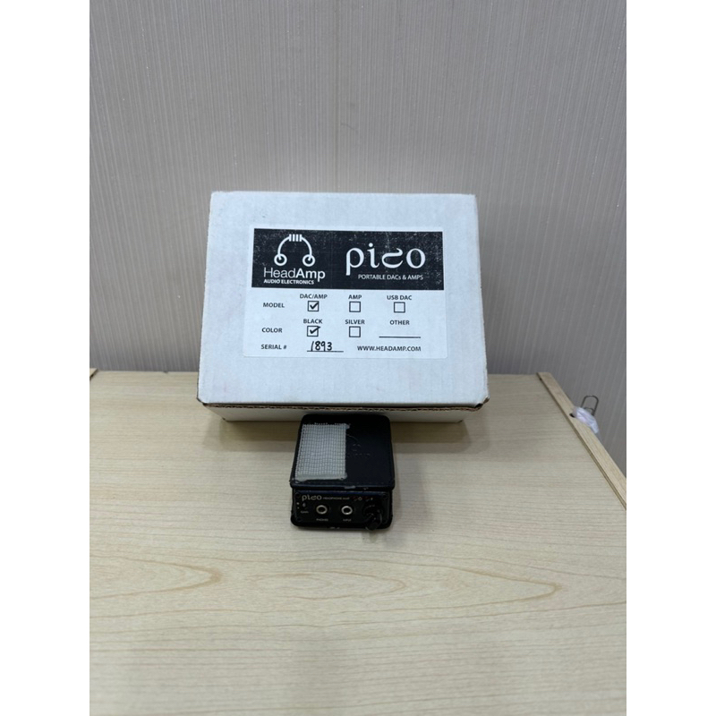 二手Headamp Pico USB DAC/Amp HIFI 隨身攜帶式解碼、耳擴