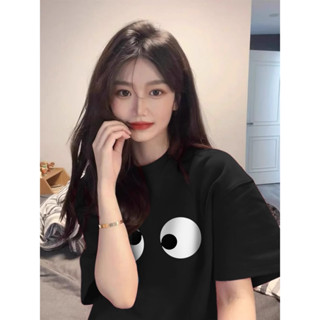 【鹿向南】100%純棉T恤 韓版上衣 短袖上衣 長版上衣 oversize t恤 ins 風 顯瘦 女生上衣 短袖t恤