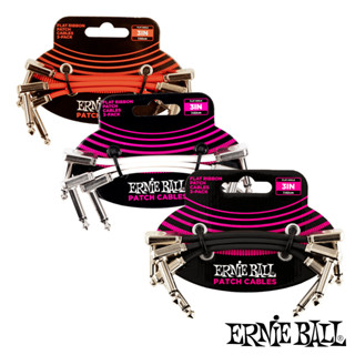 Ernie Ball FLAT RIBBON 7.5公分 扁頭/帶狀/效果器/樂器 短導線 (可單買)【又昇樂器.音響】