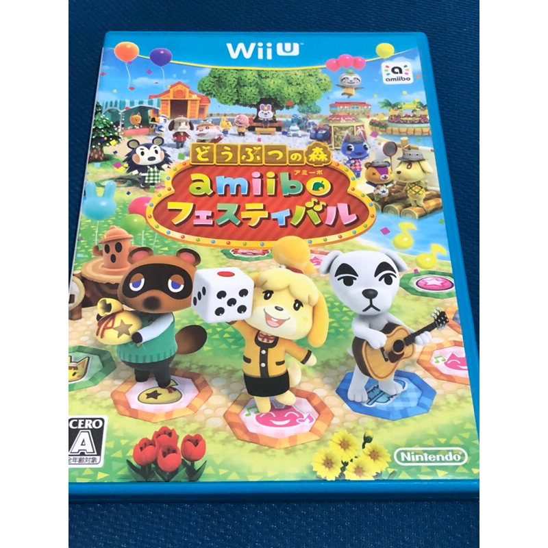 WiiU 動物之森 amiibo 慶典 日版 Wii u