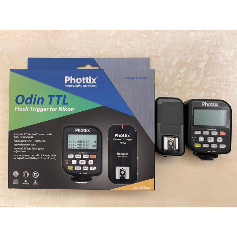 【現貨】二手Phottix Odin 無線閃燈觸發器 TTL 接收 引閃器 FOR Nikon