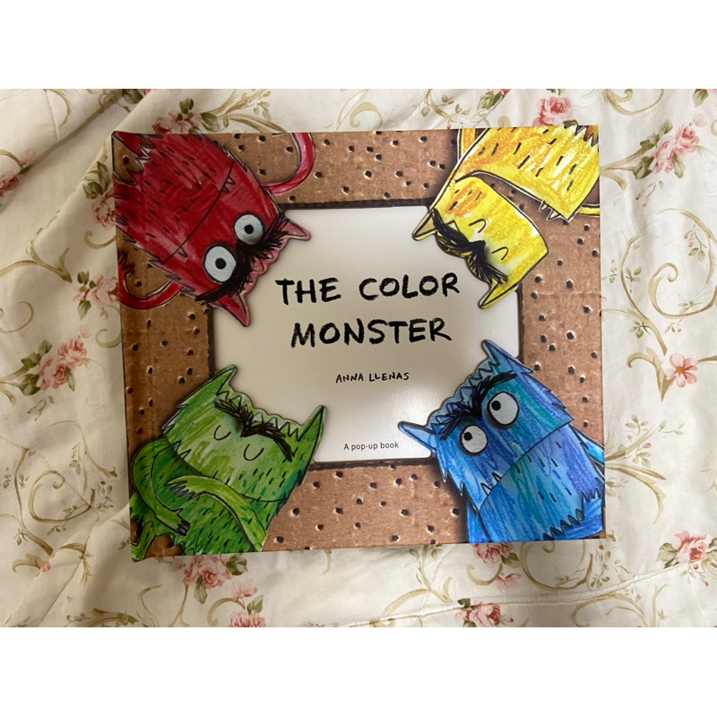 The color monster Anna Llenas 立體書 原文 二手書