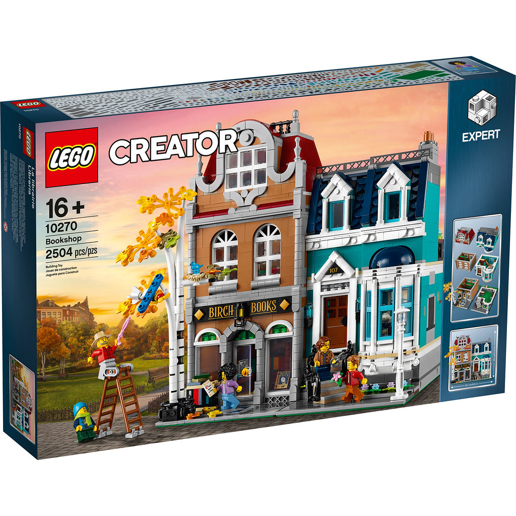 ［妞玩具] 現貨 LEGO 10270 書店 街景系列