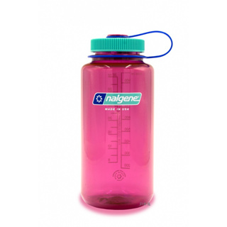 【nalgene】1000ml寬嘴運動水壺 電洋紅 (登山健行水瓶)